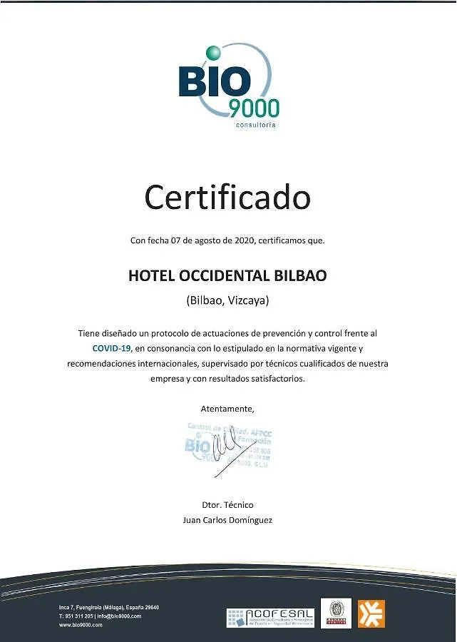 Hotel Occidental Bilbao